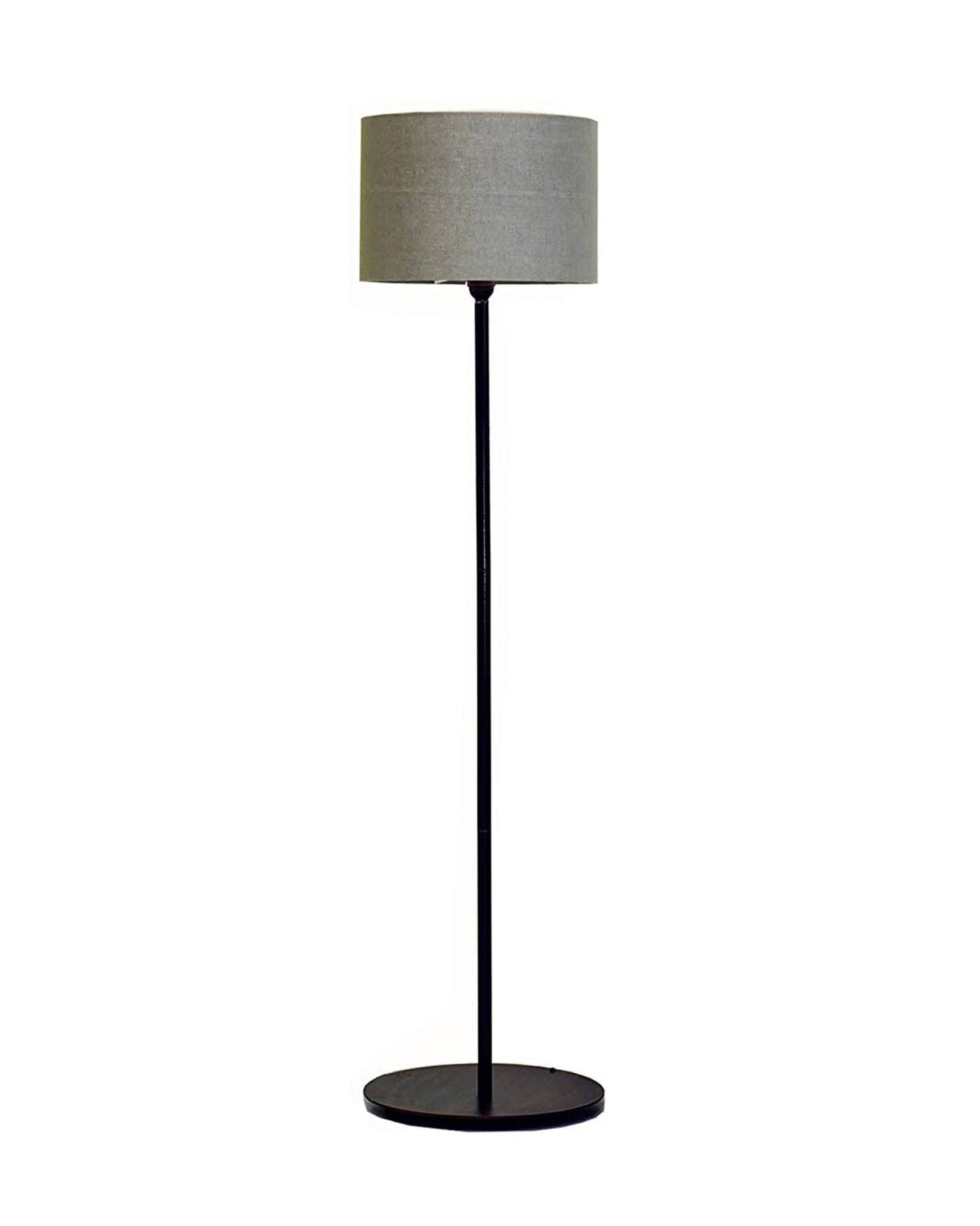 Floor Lamp with Wooden Base