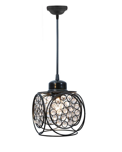 Crystal hanging light, ceiling lamp, Nordic E27 pendant, Ring Cube