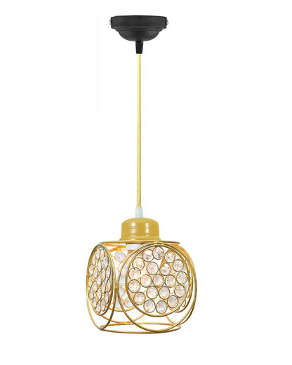 Crystal hanging light, ceiling lamp, Nordic E27 pendant, Ring Cube