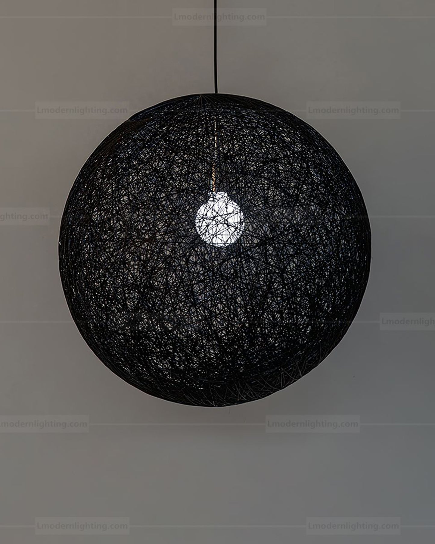 Ceiling Pendant Light , Lattice Wicker Rattan Globe Ball Style Lampshade Creative Personality bar, Coffee Shop, Bedroom, Restaurant Home, Blue