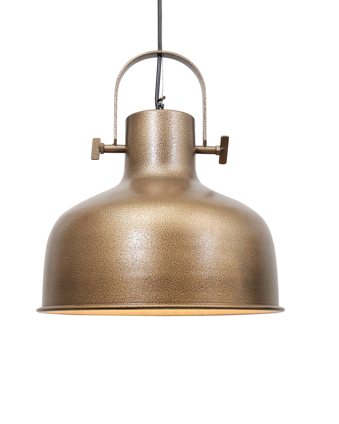 Nautical Barn Pendant Light Retro Pendant Light 14"Wide 1-Light Pendant Lamp with Dome Shape Ceiling Chandelier, Farmhouse