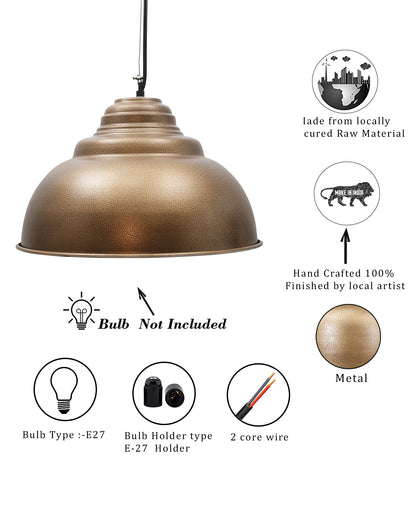 Nautical Barn Pendant Light Retro Pendant Light 14"" Wide 1-Light Pendant Lamp with Dome Shape Ceiling Chandelier, Barn Dome