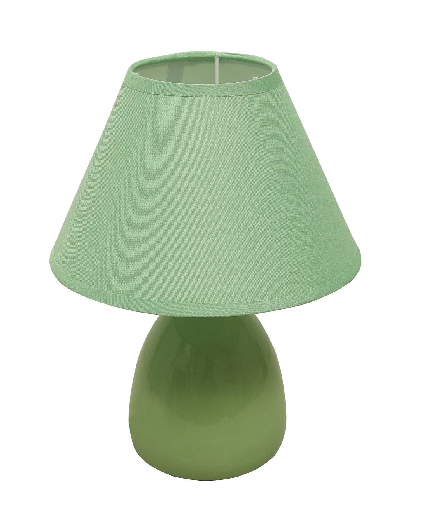 Modern Small Ceramic Table Lamp, Classic Bedside Desk lamp for Living Room Bedroom, Farmhouse Night , Urn
