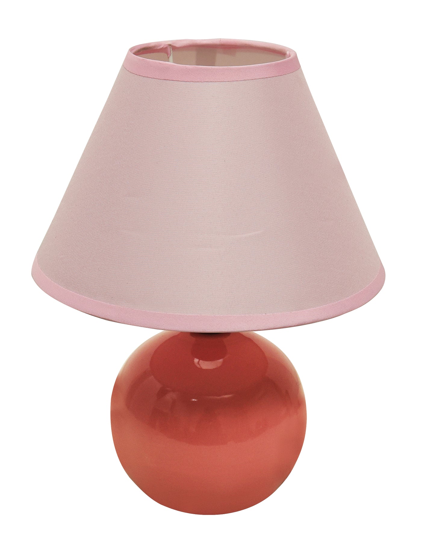 Modern Small Ceramic Table Lamp, Classic Bedside Desk lamp for Living Room Bedroom, Farmhouse Night