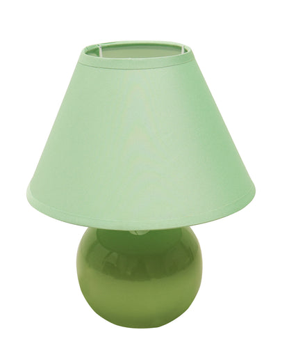 Modern Small Ceramic Table Lamp, Classic Bedside Desk lamp for Living Room Bedroom, Farmhouse Night