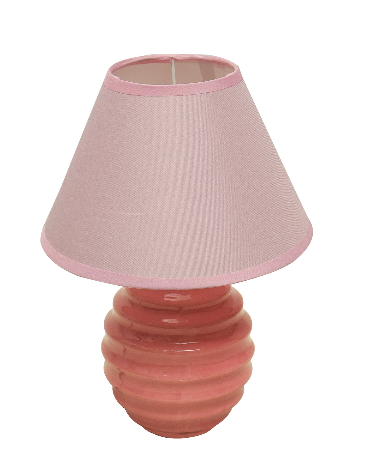 Modern Small Ceramic Table Lamp, Classic Bedside Desk lamp for Living Room Bedroom, Farmhouse Night
