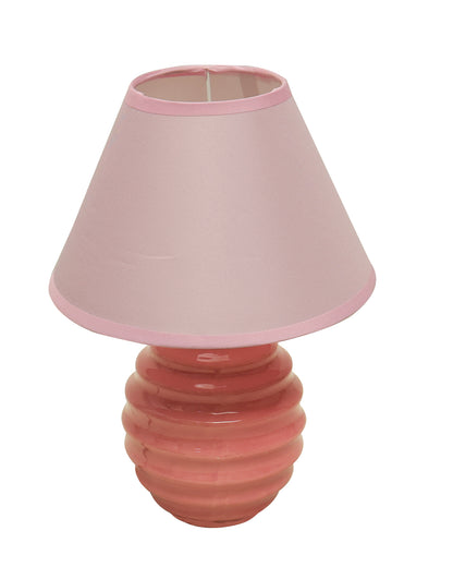 Modern Small Ceramic Table Lamp, Classic Bedside Desk lamp for Living Room Bedroom, Farmhouse Night