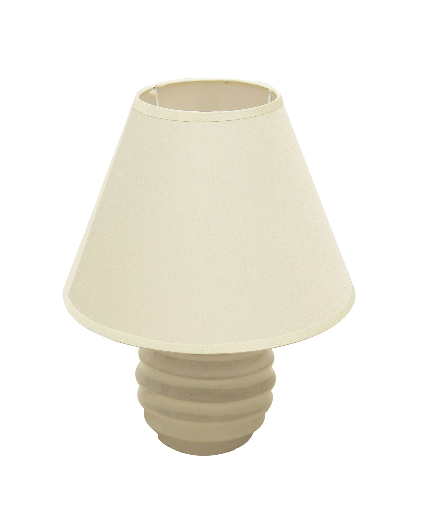 Modern Small Ceramic Table Lamp, Classic Bedside Desk lamp for Living Room Bedroom, Farmhouse Night