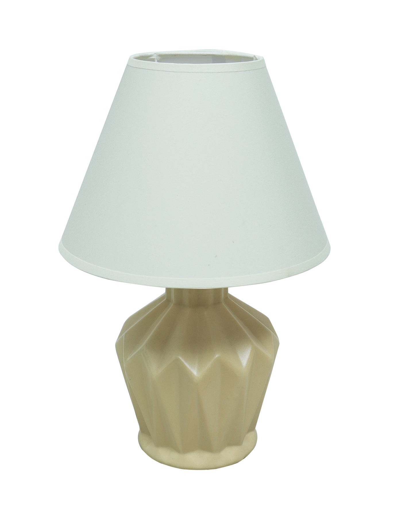 Modern Small Ceramic Table Lamp, Classic Bedside Desk lamp for Living Room Bedroom, Farmhouse Night