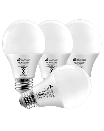 Polycarbonate Base E27 9-Watt LED Lamp- Screw/Thread Type Lamp/Bulb - Warm White 3000K