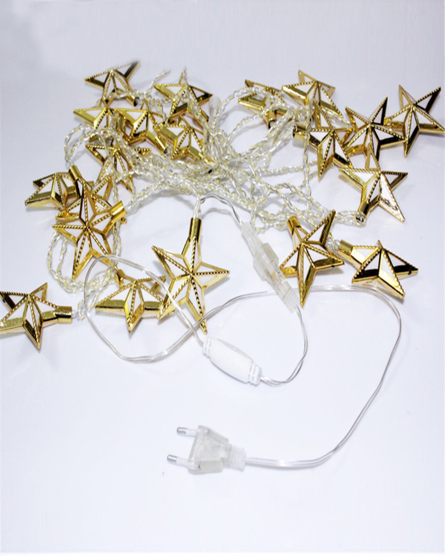 String Lights, Moroccon Copper Lights 5M 14LED Indoor Outdoor Fairy Globe String Lights,for Garden,Patio,Christmas,Wedding,Home, Party Decoration (Warm White), Golden Star