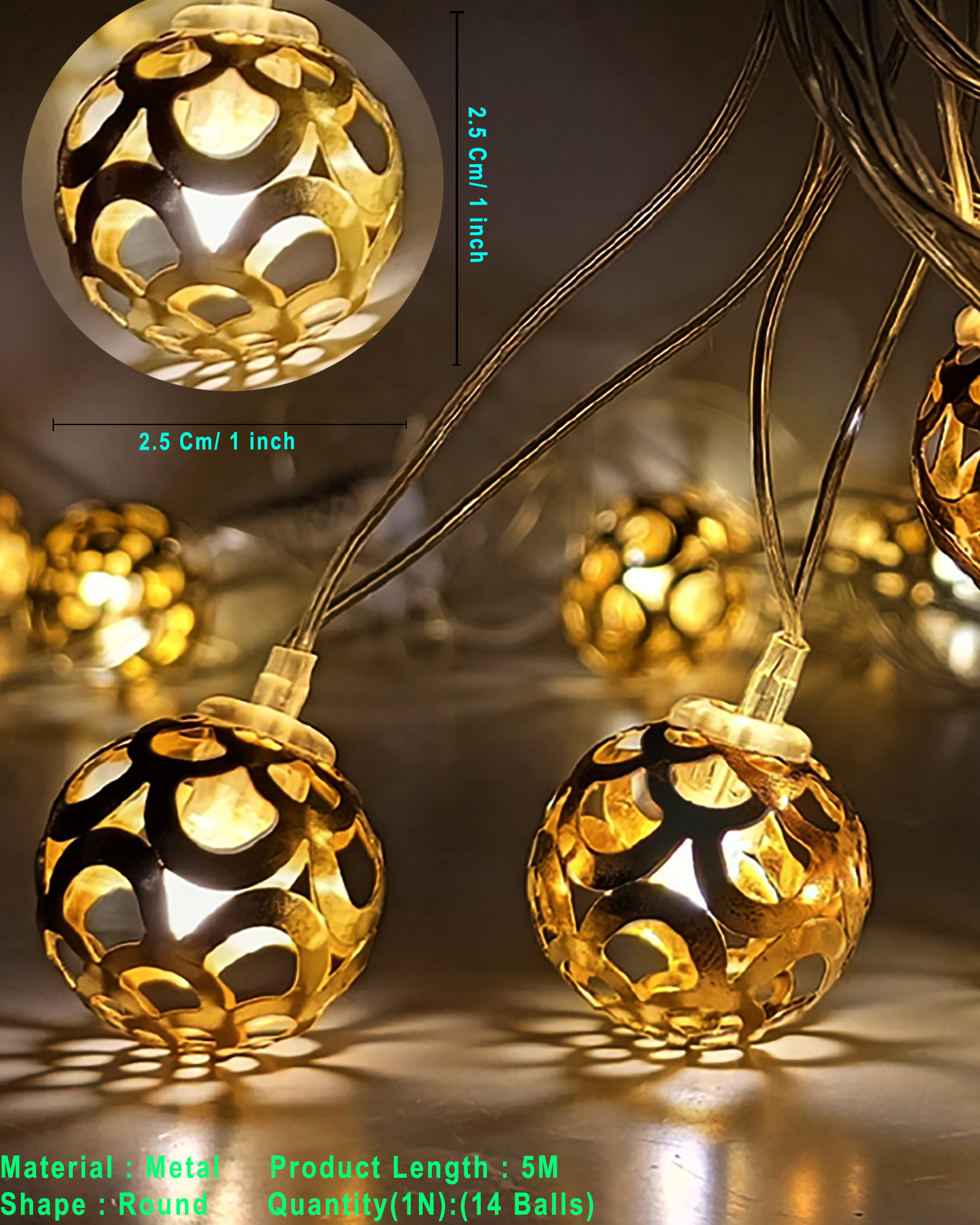 Copper moroccan fairy shop lights