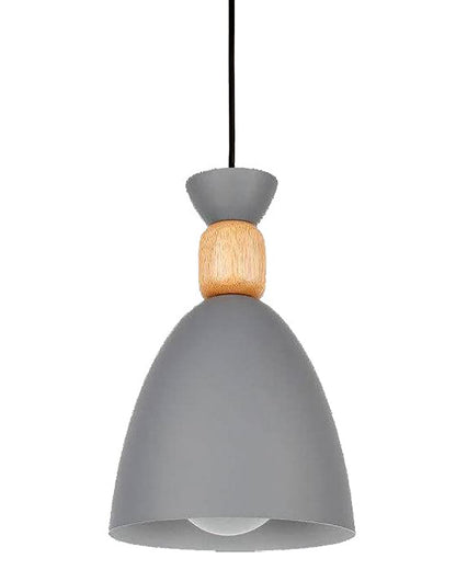 Aluminum Wood Chandelier Elegance Pendant Light Kit Modern Rustic Hanging Lamp E27 Base Hanging Light Grey