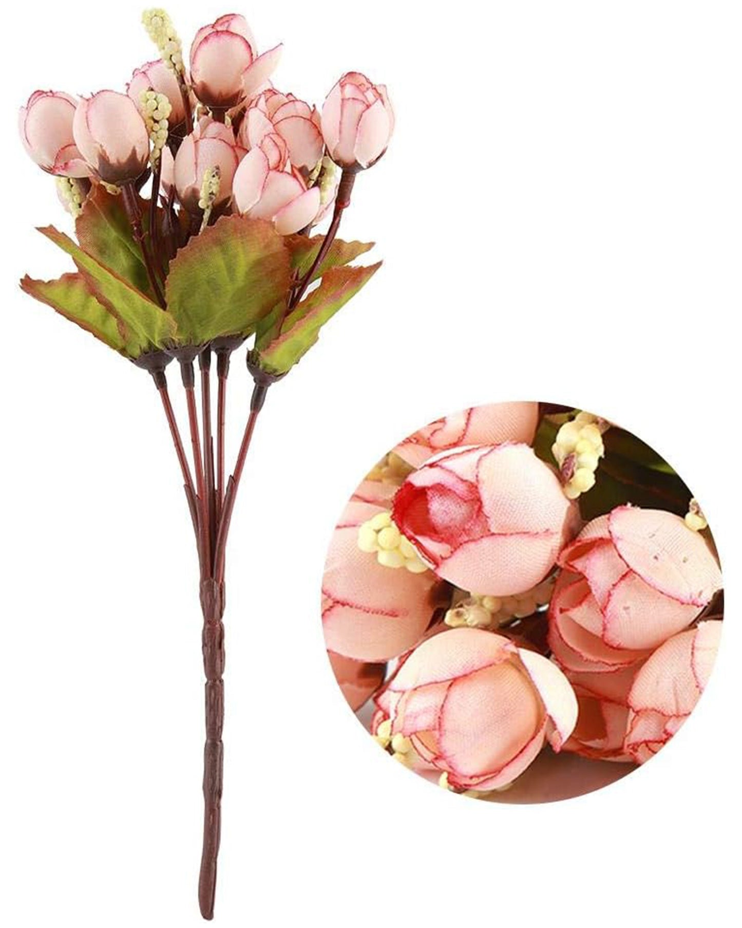 Artificial Flowers Rose for Home Decoration Bunch | Small Size Bunch| Indoor Outdoor UV Resistant