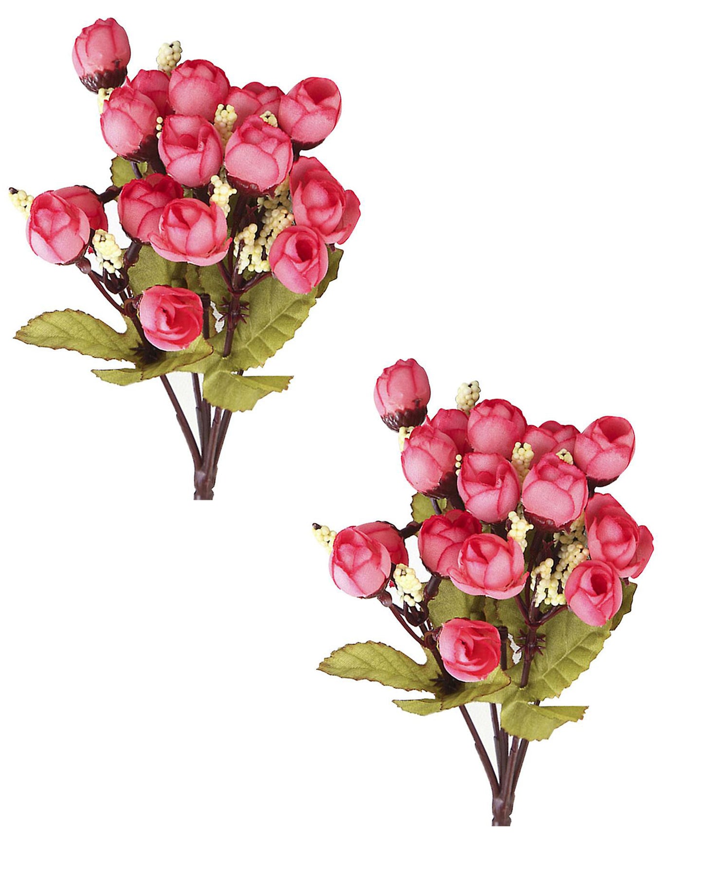 Artificial Flowers Rose for Home Decoration Bunch | Small Size Bunch| Indoor Outdoor UV Resistant