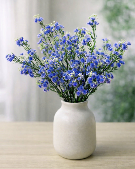 Artificial Flowers Bouquets, Artificial Silk Faux Flowers Millet Flower Bunch for Wedding, Home Table Decorations, Wedding Centerpieces Flowers Arrangement Chinese Flowers