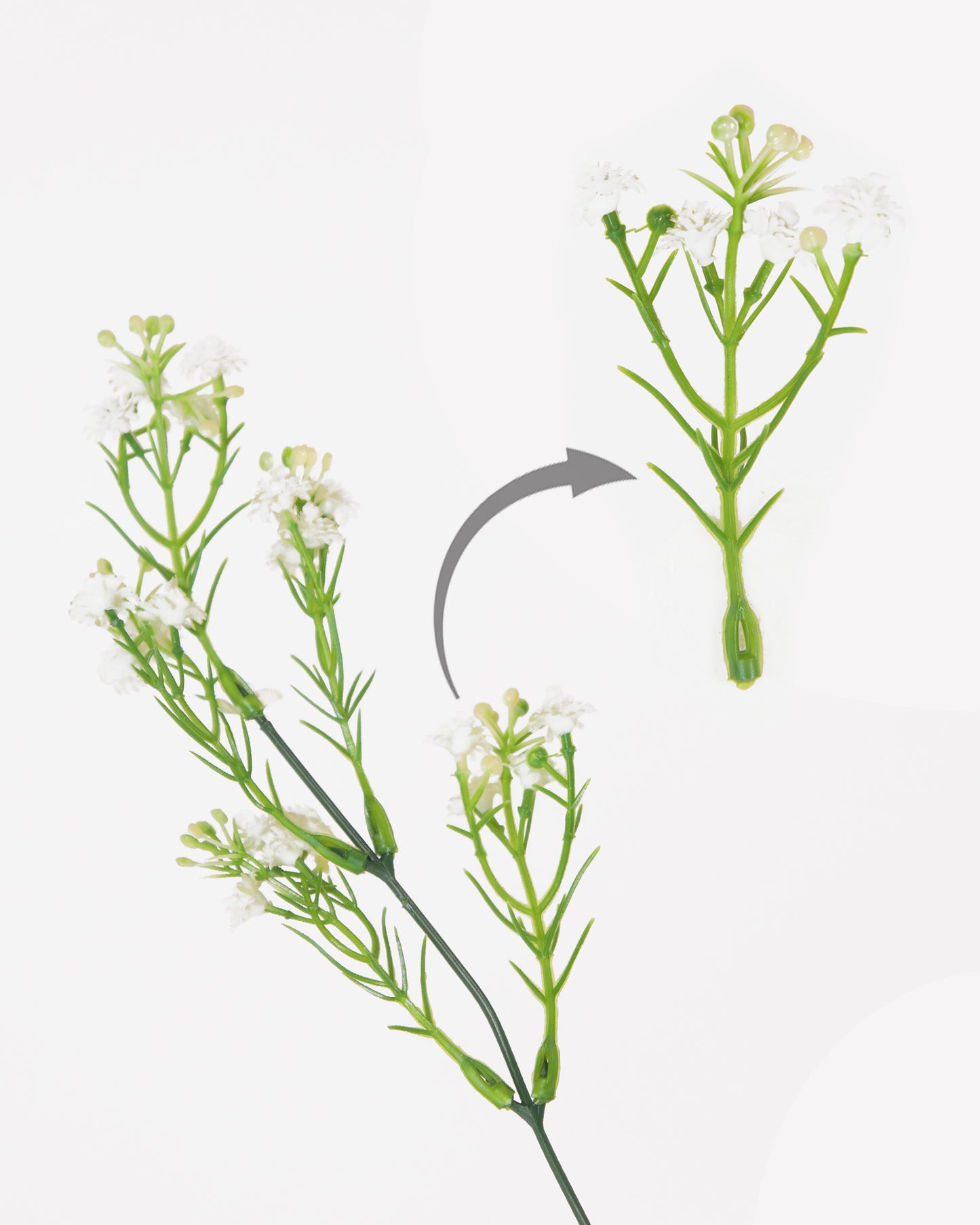 Artificial Flowers Bouquets, Artificial Silk Faux Flowers Millet Flower Bunch for Wedding, Home Table Decorations, Wedding Centerpieces Flowers Arrangement Chinese Flowers