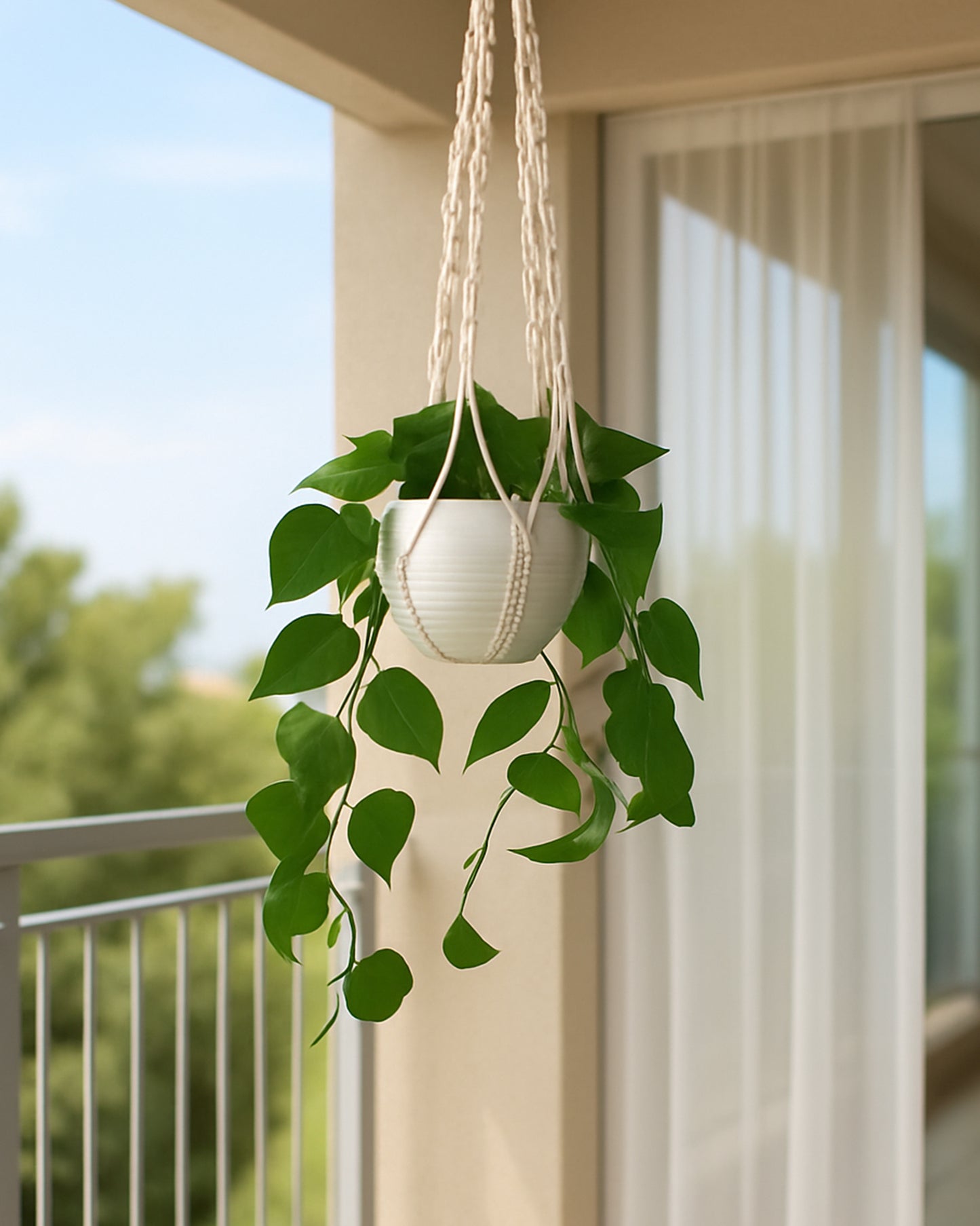 Hanging Plant Fake Money Hanging Plants with Metal Pots, Artificial, Faux Anthurium Leaf Hanging Basket Plant Vine Creeper Wall Home Room Indoor Outdoor Decor