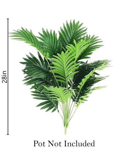 Artificial Faux Palm Plants Acacia/Green Tropical Plant Tree for Home Decor Living Room Corner Office Small Medium Size 28 inch (Without Pot, 1)