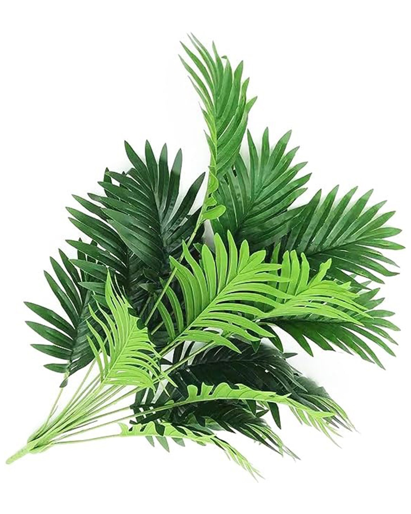 Artificial Faux Palm Plants Acacia/Green Tropical Plant Tree for Home Decor Living Room Corner Office Small Medium Size 28 inch (Without Pot, 1)