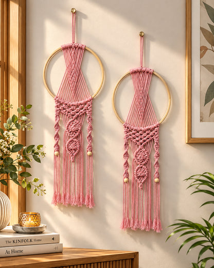 Macrame Dream Catchers for Bedroom Adult Dream Catcher Wall Decor Large Boho Wall Hanging Wood Beads Tassels Home Decoration Ornament Craft Gift