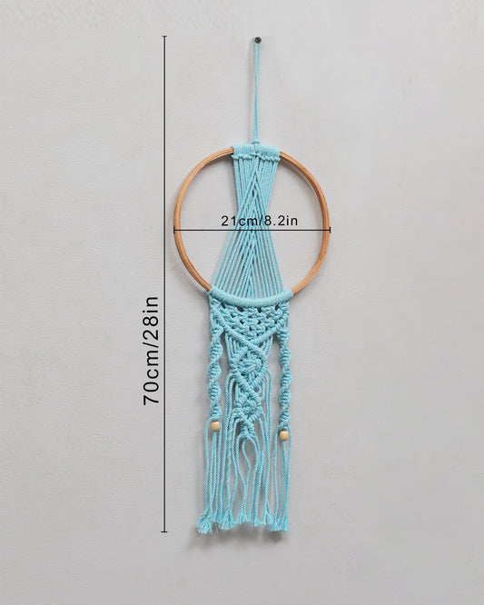 Macrame Dream Catchers for Bedroom Adult Dream Catcher Wall Decor Large Boho Wall Hanging Wood Beads Tassels Home Decoration Ornament Craft Gift