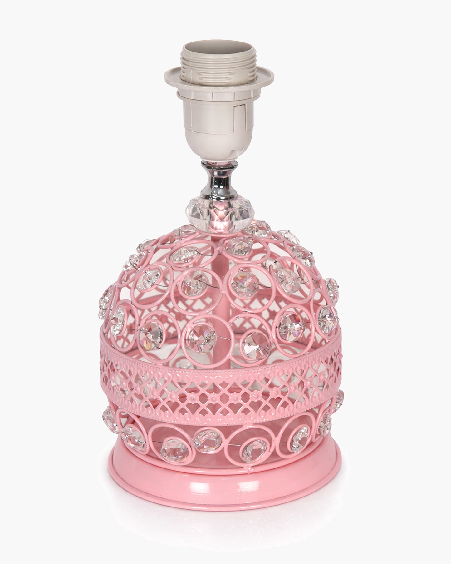 Homesake® Modern Small Crystal Table Lamp,Contemporary Bedroom Bedside Nightstand Lamp,Desk Globe Lamp for Living Room Girls Kids Room