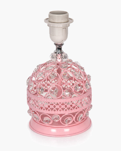 Homesake® Modern Small Crystal Table Lamp,Contemporary Bedroom Bedside Nightstand Lamp,Desk Globe Lamp for Living Room Girls Kids Room