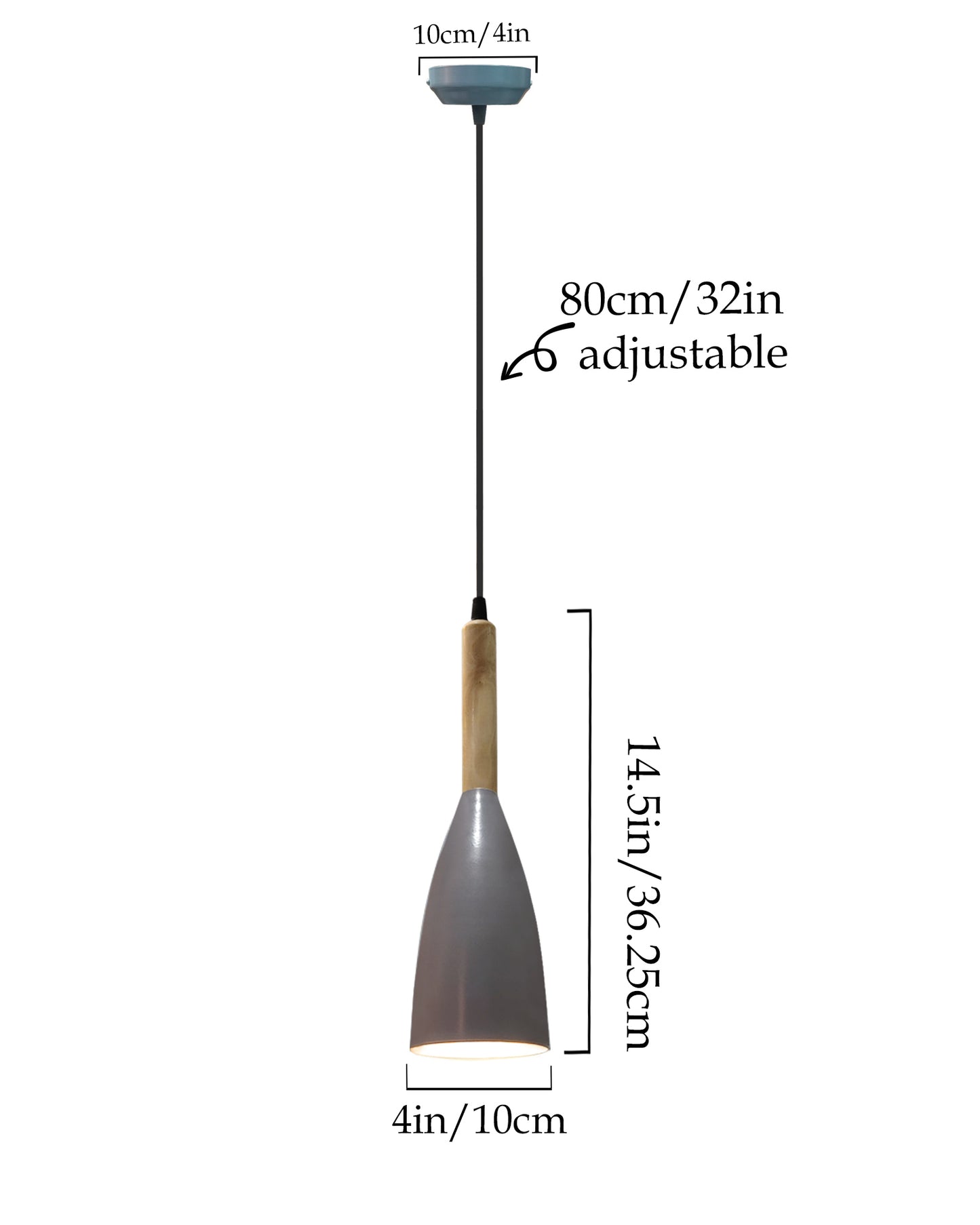 Pendant Lamp Shade for Kitchen Island, Color Metal Minimal Pot Pendant Light Shades, Nordic Wood Bedroom, Living Room, Bottle Guard