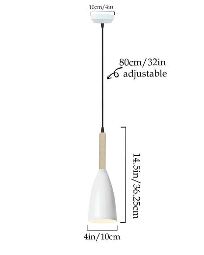 Pendant Lamp Shade for Kitchen Island, Color Metal Minimal Pot Pendant Light Shades, Nordic Wood Bedroom, Living Room, Bottle Guard