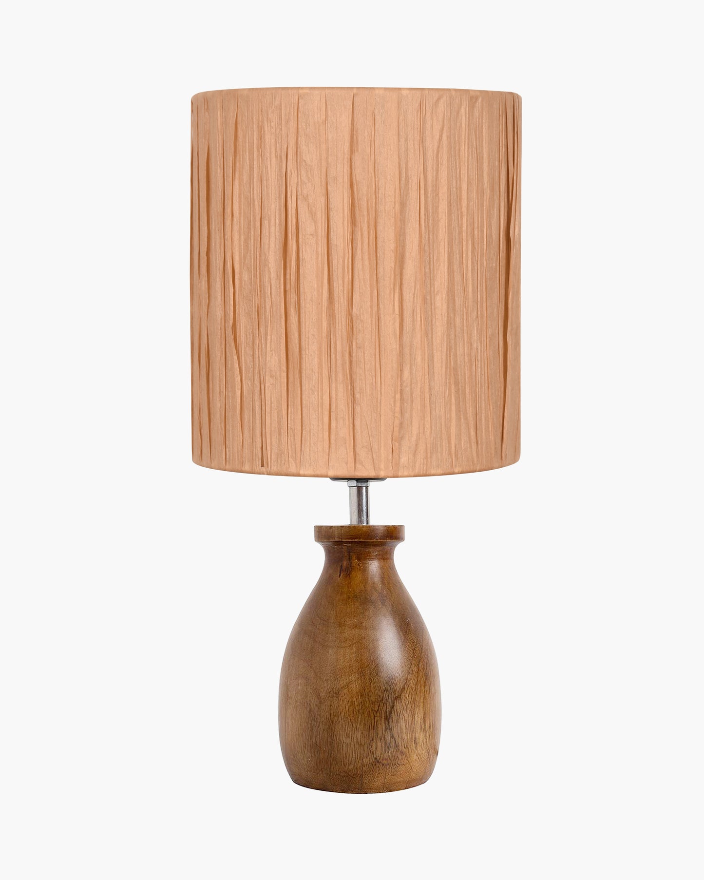 Homesake® Dovel Pot Modern Table Lamp, Wooden Base Modern Fabric Lampshade for Home Office Cafe Restaurant, Dovel Pot, Rabbit