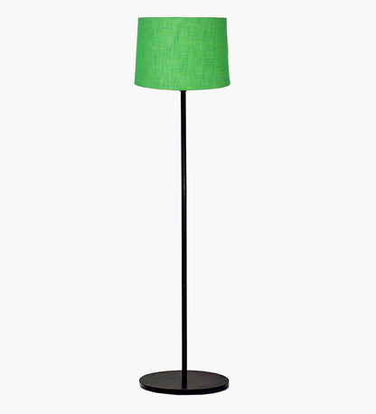 Homesake® Modern Floor Lamp for Living Room Traditional Farmhouse Boho Floor Lamp Mid-Century Pole Lamp, Linen Lamp Shade Side Standing Lamps | Corner Lamp Light | Hall Bedroom Office, Pleated White