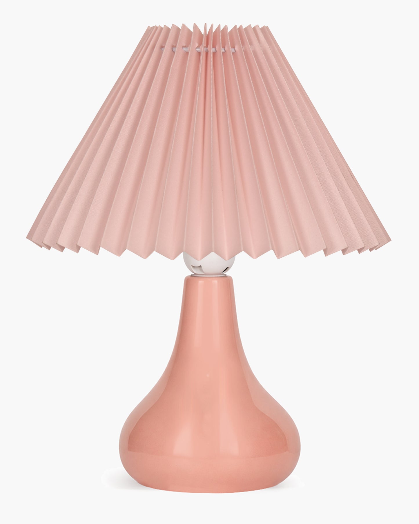 Bedside Ceramic Table Lamp, Classic Desk lamp for Living Room Bedroom, Farmhouse Nightstand Lamps Teardrop with Sage Fabric Shade