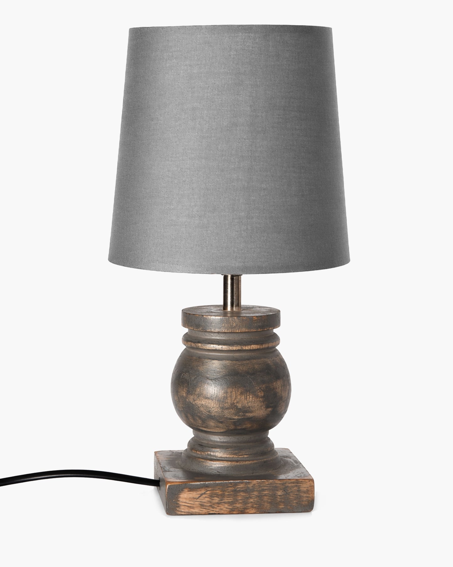 Small Table Lamp for Bedroom Living Room Simple Retro Wood Grain Farmhouse Bedside Lamps Suitable for Nightstand, Gift, Trophy