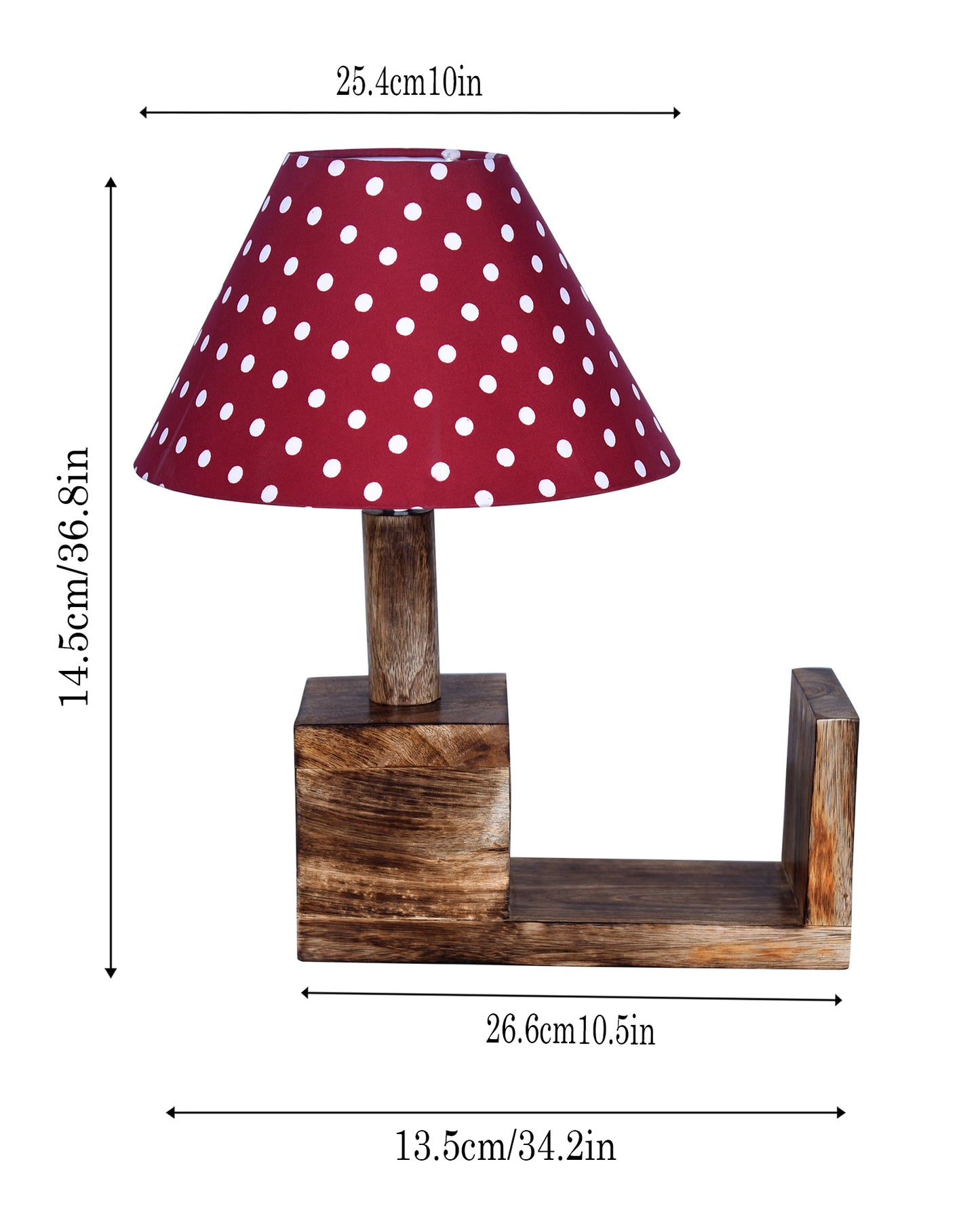 Rustic Book Shelf Table Lamp Bedside Antique Desk Lamps for Living Bedroom Study Night Desk Lamp E27 Holder, Fabric Shade