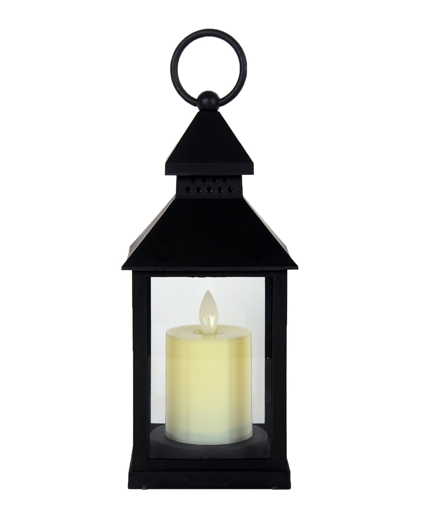 "1 Pc Flameless and Smokeless Acrylic Antique LED Hurricane Lamp Wall Hanging for Home, Living Room Corner, Bedroom, Wall Decor, Diwali Decorations, Classic, Black "