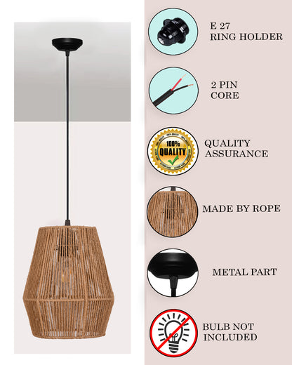 Rattan Light Fixtures Ceiling Light, Handmade Woven Cage Boho Light Fixture 11" Semi Flush Mount Light Fixture Coastal Ceiling Light for Hallway Kitchen Entryway Farmhouse Living Room