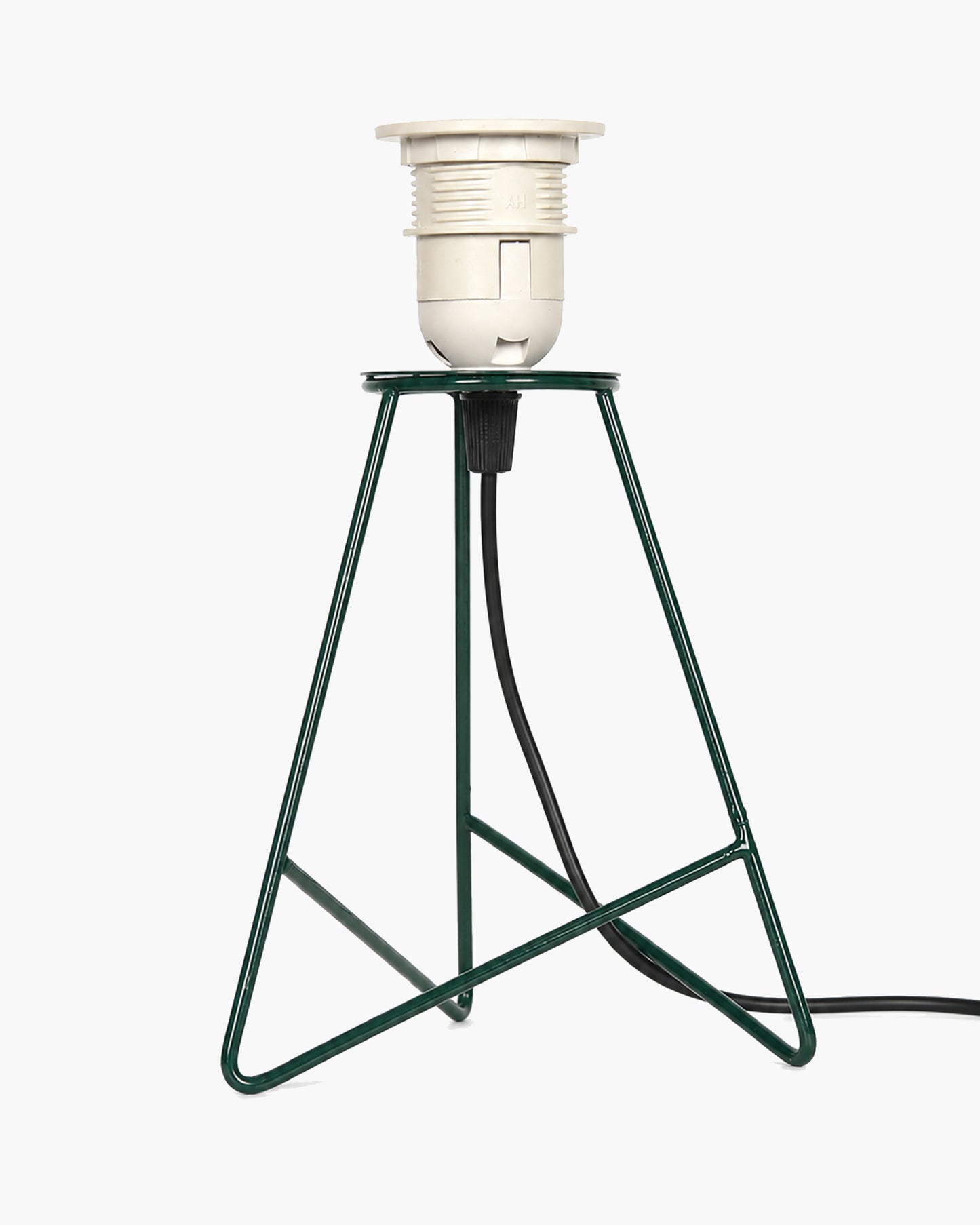 Homesake® Nordic Pleated Table Lamp with Metal Wire Tripod Base | Modern Fabric Bedside Table Lamp, E27 Holder, Decorative Desk Light for Bedroom, Living Room, Study, Office & Home Décor