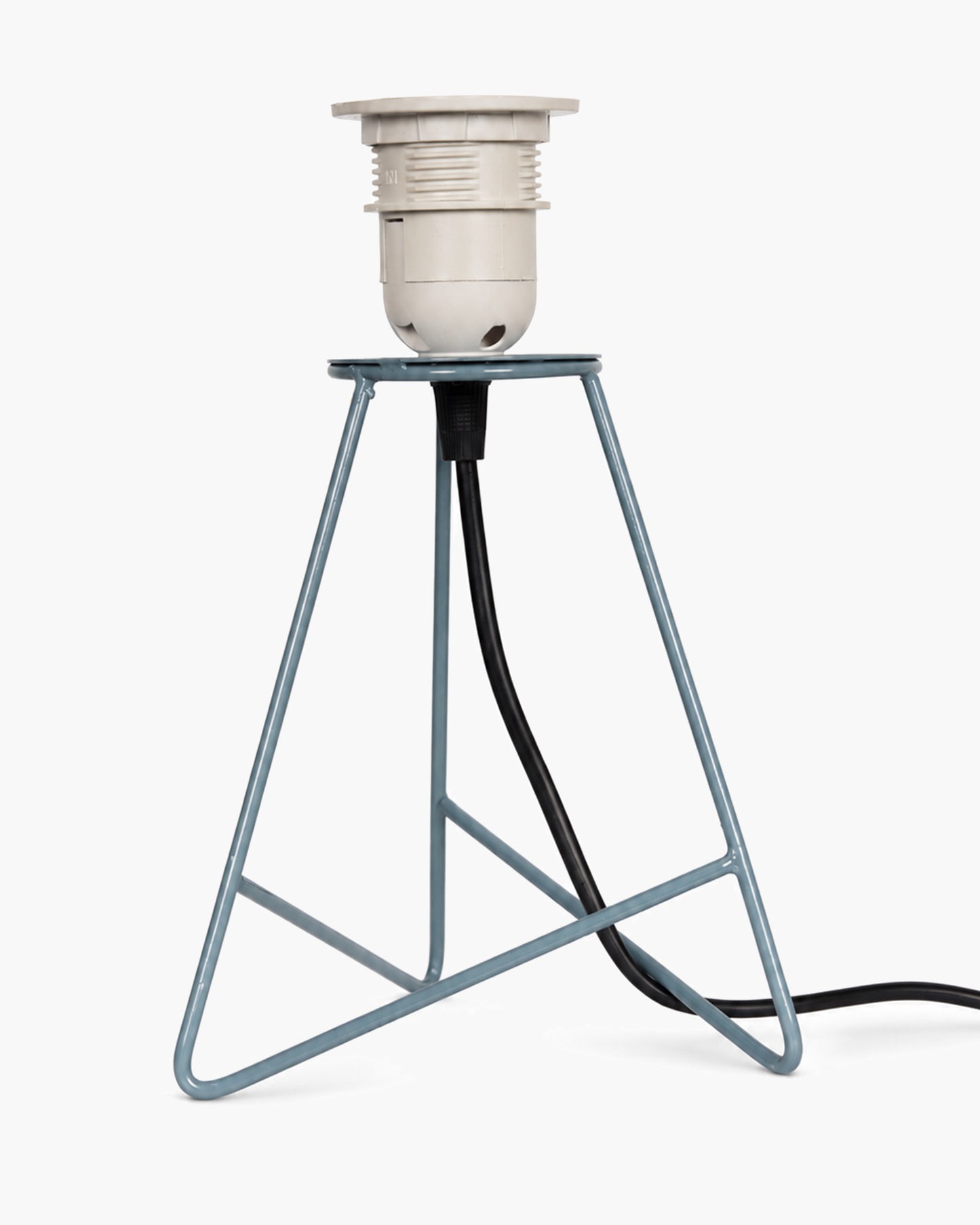 Homesake® Nordic Pleated Table Lamp with Metal Wire Tripod Base | Modern Fabric Bedside Table Lamp, E27 Holder, Decorative Desk Light for Bedroom, Living Room, Study, Office & Home Décor