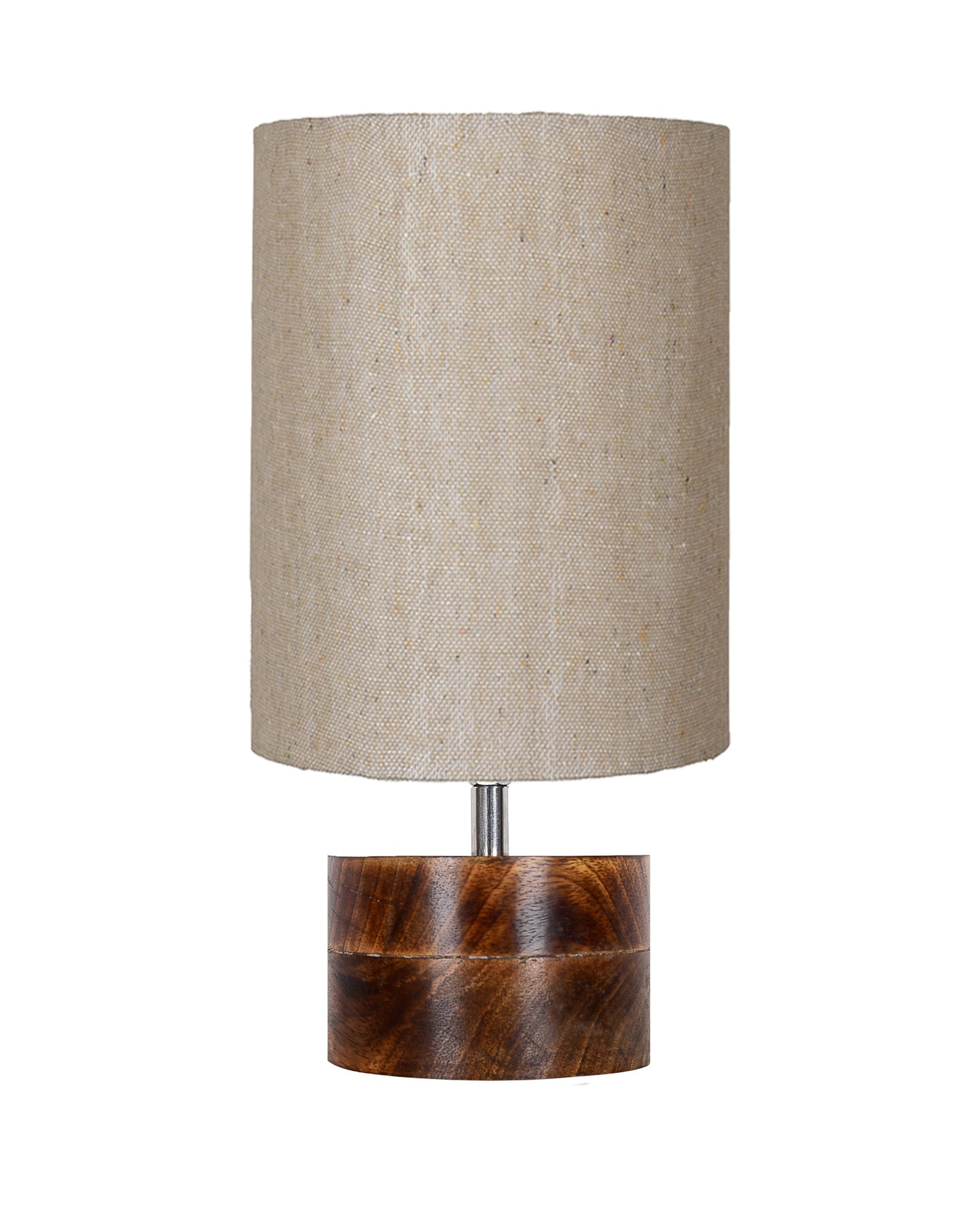 Modern Zen Wooden Lampshade Nightstand Lamps, Antique Base E27 Creative Reading Bedside Lamps Ideal for Bedroom, Rustic Cylinder, Bird Cylinder