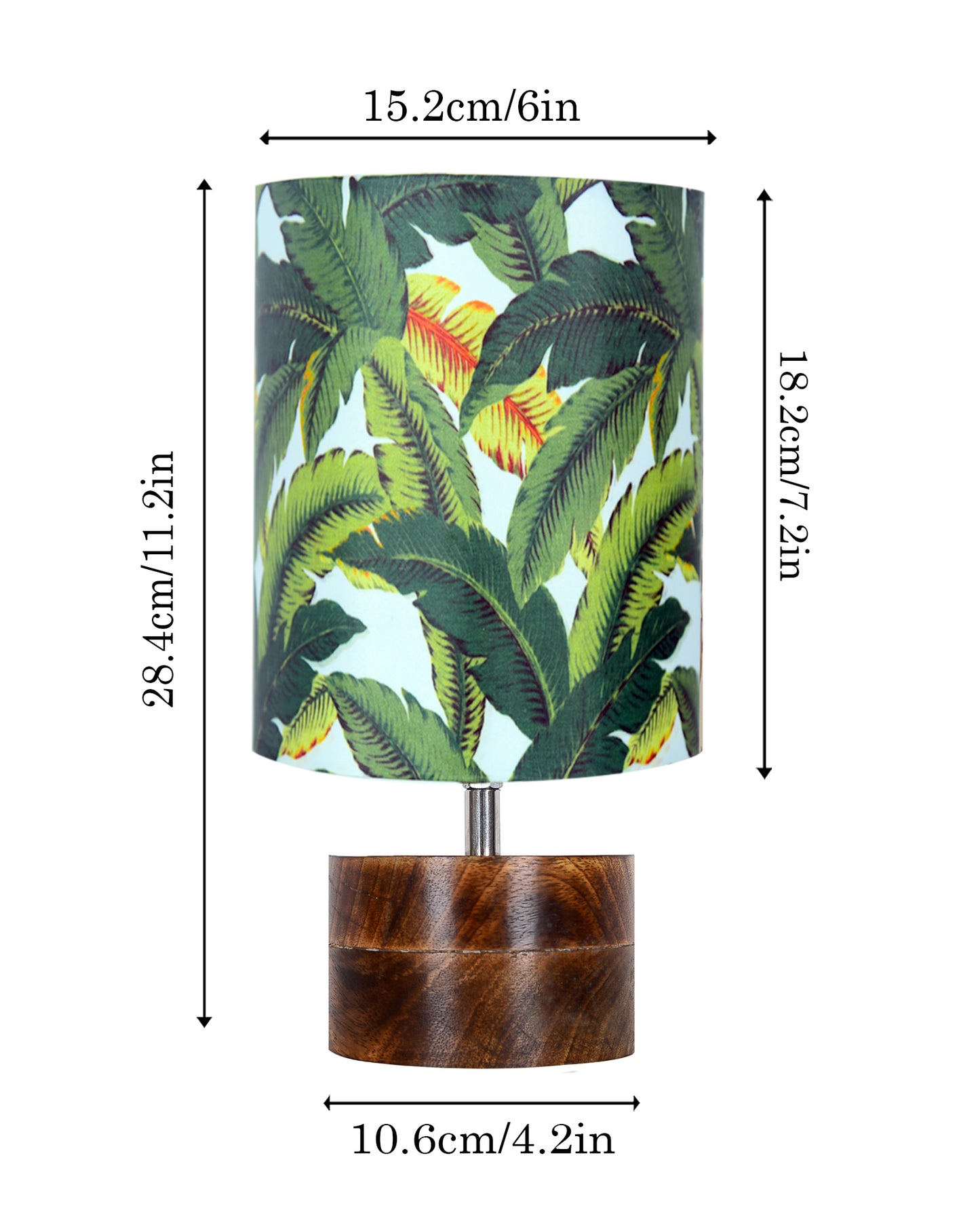 Modern Zen Wooden Lampshade Nightstand Lamps, Antique Base E27 Creative Reading Bedside Lamps Ideal for Bedroom, Rustic Cylinder, Bird Cylinder