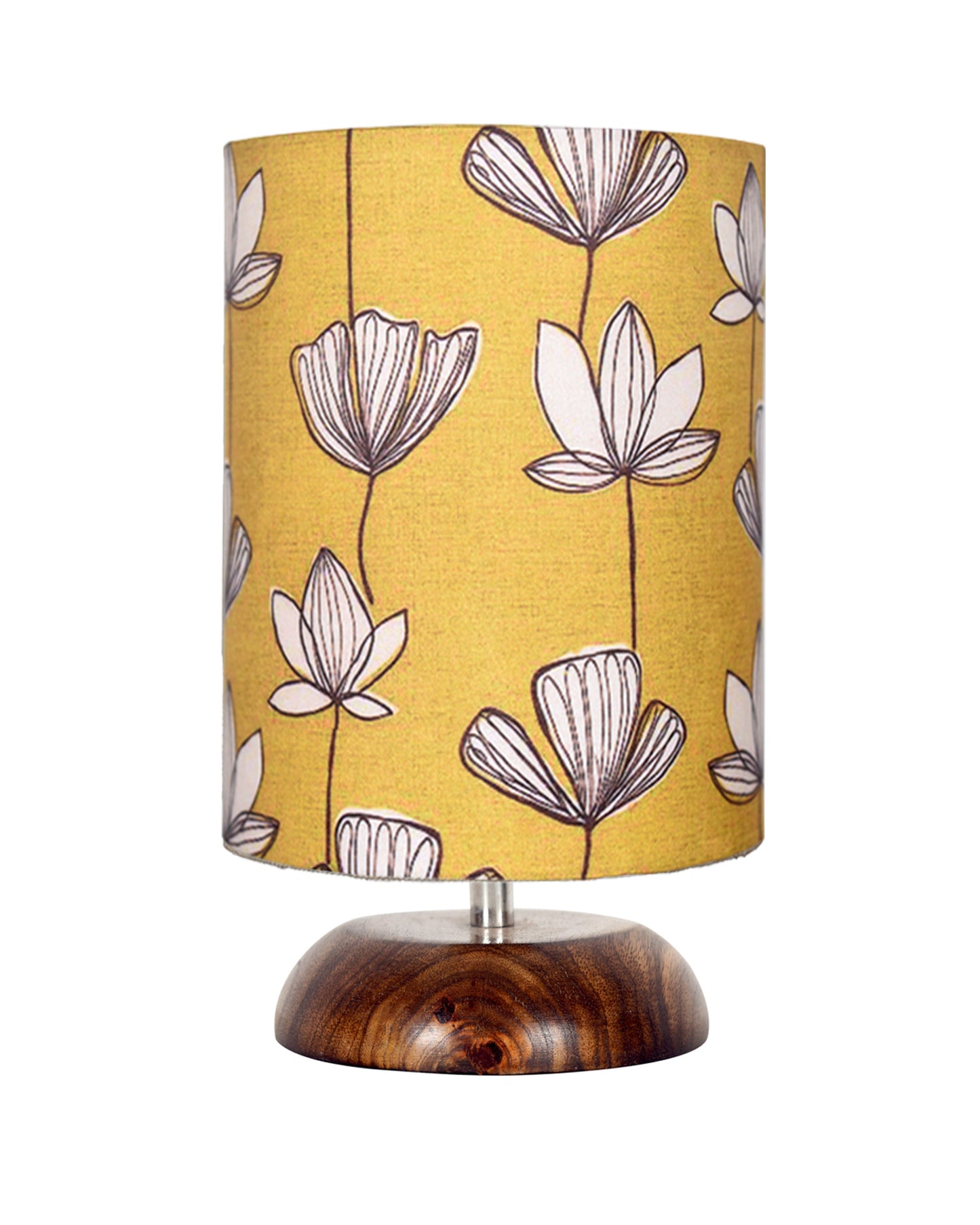 Modern Zen Wooden Lampshade Nightstand Lamps, Antique Base E27 Creative Reading Bedside Lamps Ideal for Bedroom, Pebble, Bird Cylinder