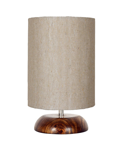 Modern Zen Wooden Lampshade Nightstand Lamps, Antique Base E27 Creative Reading Bedside Lamps Ideal for Bedroom, Pebble, Bird Cylinder