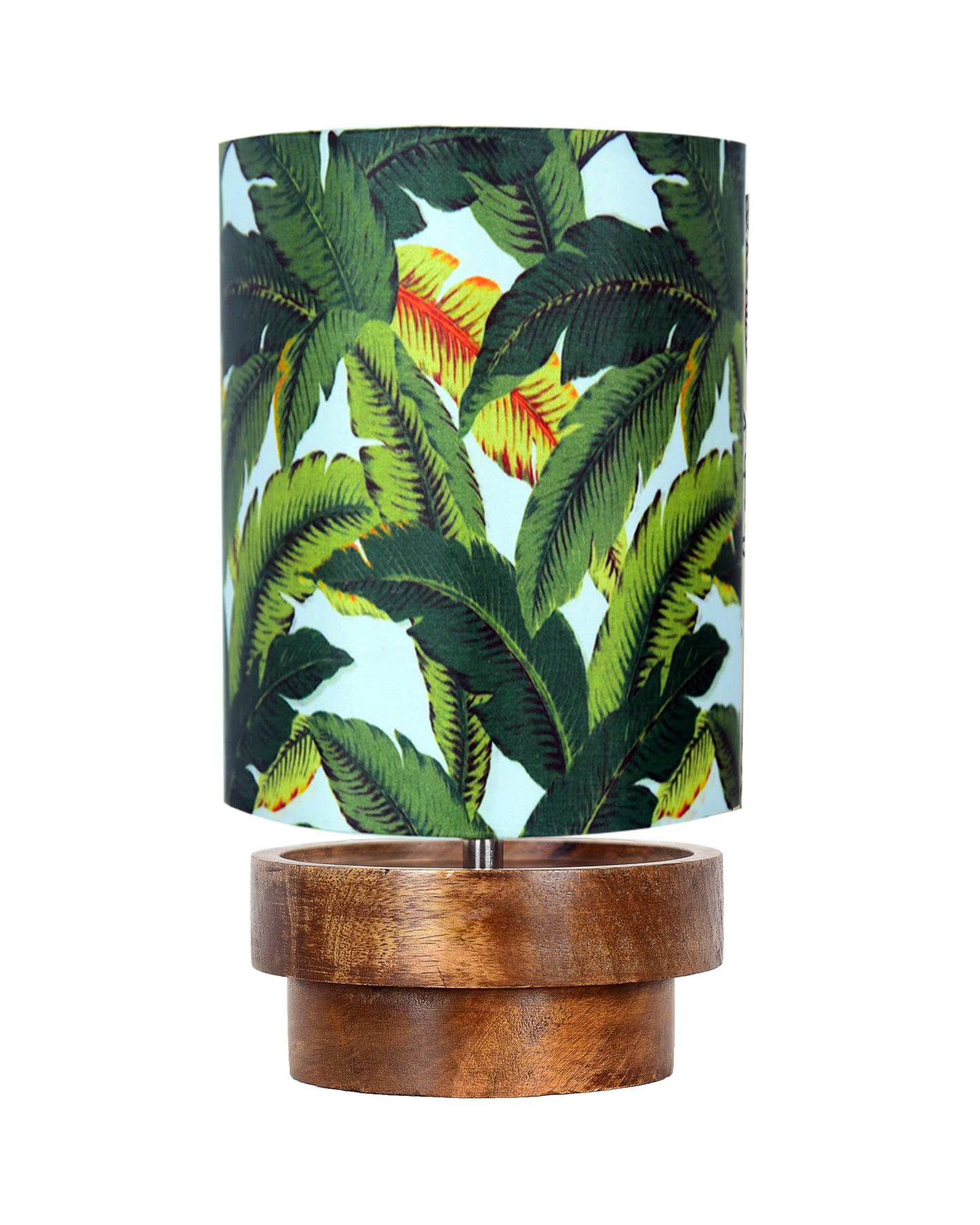 Modern Zen Wooden Lampshade Nightstand Lamps, Antique Base E27 Creative Reading Bedside Lamps Ideal for Bedroom, Concentric, Bird Cylinder