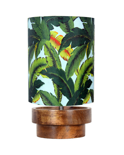 Modern Zen Wooden Lampshade Nightstand Lamps, Antique Base E27 Creative Reading Bedside Lamps Ideal for Bedroom, Concentric, Bird Cylinder