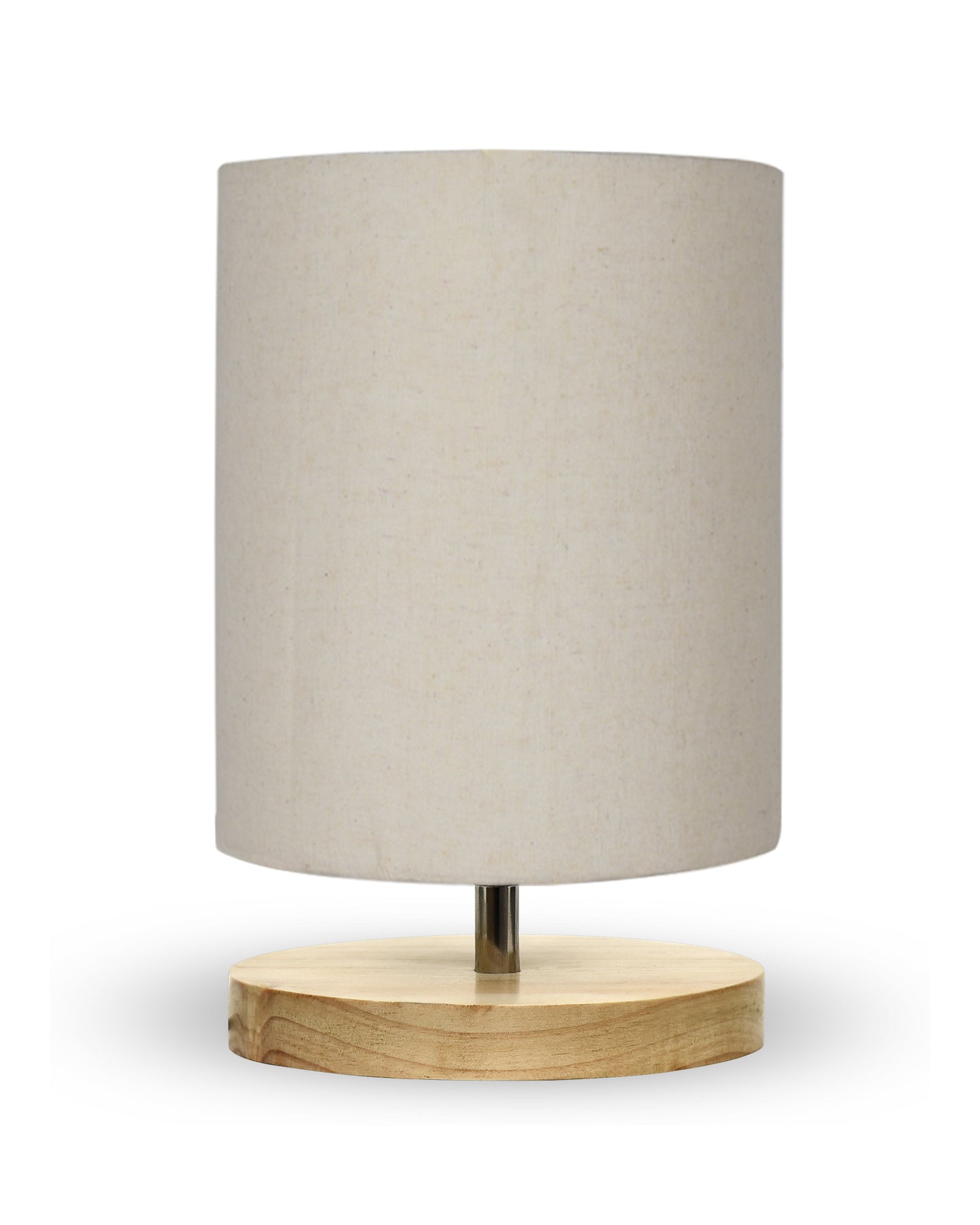 Pine Table Lamp-Wooden Bedside Lamp Simple Bedroom Light Linen Shade Mini Desk Lamp Nightstand Lamp for Bedroom,Living Room,Gift, Bird Cylinder
