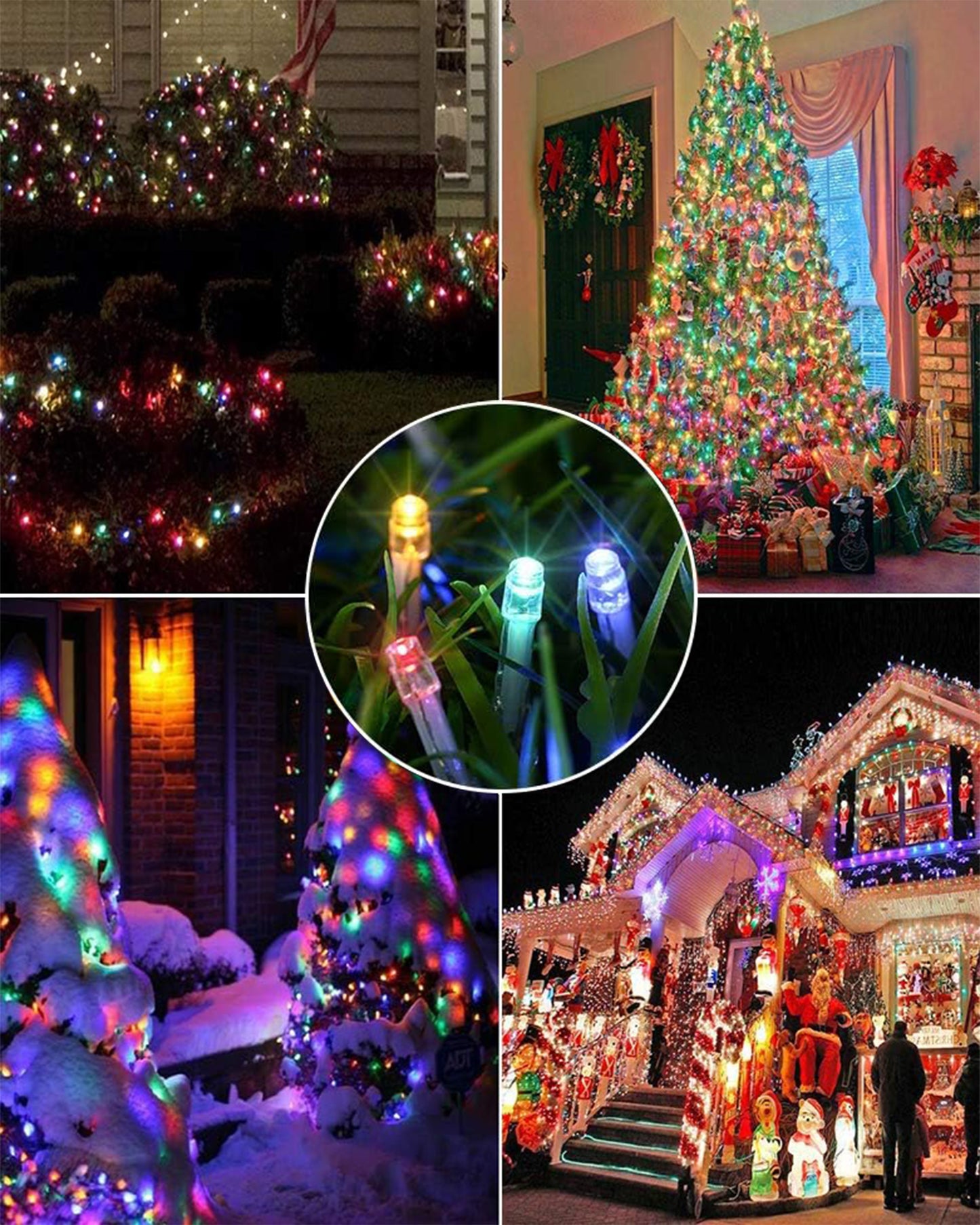 Premium 600 Led 100 Meter String Lights for Decoration, Waterproof Outdoor Indoor 8 Modes Bright Fairy Light Patio Wall Party Wedding Diwali Decoration Balcony Light (Multi-Color),100 Meters