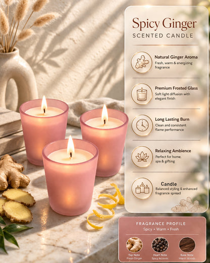 Premium Scented Candles in Glass, Small 2.5 Inch Wax Colored Votive Candles with Fragrance for Diwali Home Decor Light Wedding Party Favors Table Centerpiece, 11 Hours Burning, Vanilla