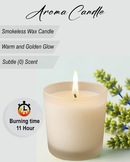 Premium Scented Candles in Glass, Small 2.5 Inch Wax Colored Votive Candles with Fragrance for Diwali Home Decor Light Wedding Party Favors Table Centerpiece, 11 Hours Burning, Vanilla