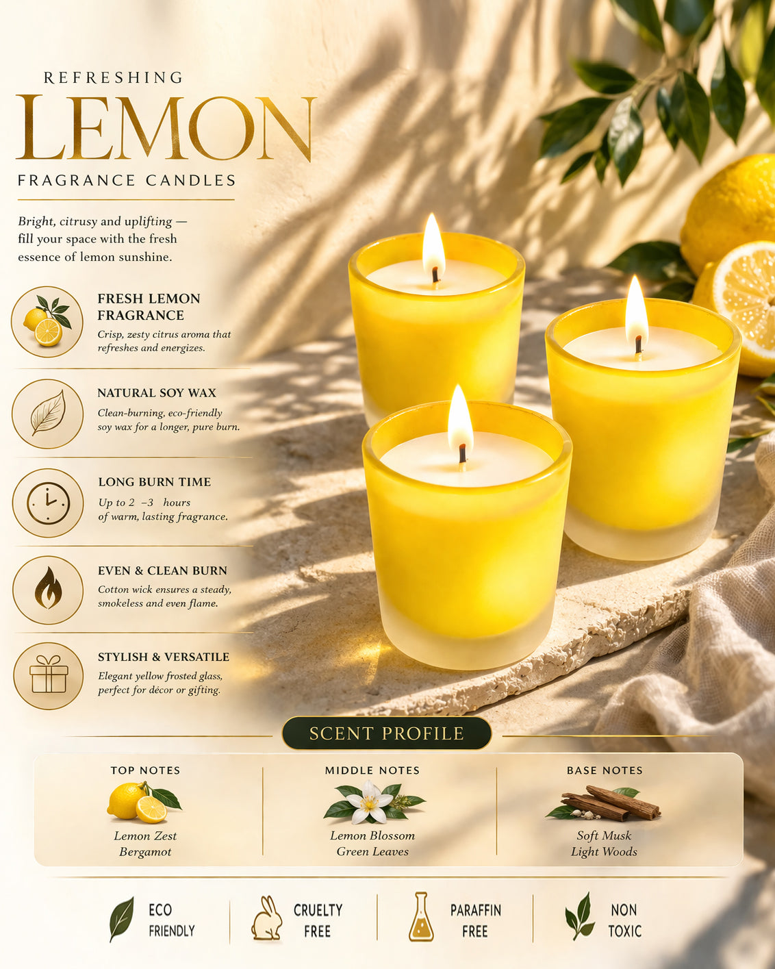 Premium Scented Candles in Glass, Small 2.5 Inch Wax Colored Votive Candles with Fragrance for Diwali Home Decor Light Wedding Party Favors Table Centerpiece, 11 Hours Burning, Vanilla